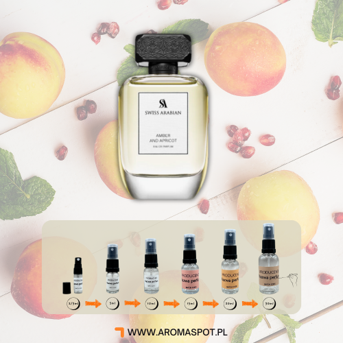 swiss arabian amber and apricot woda perfumowana 5 ml     odlewka