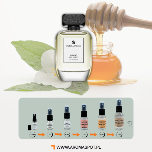 swiss arabian jasmine and honey woda perfumowana 5 ml     odlewka