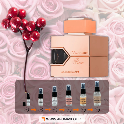 al haramain l'aventure rose woda perfumowana 2 ml     odlewka