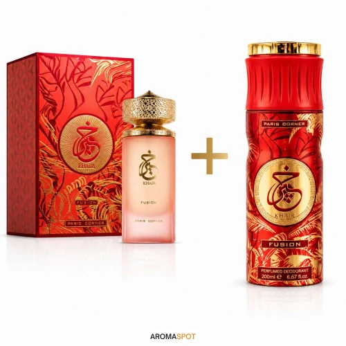 paris corner khair fusion woda perfumowana 100 ml   zestaw  