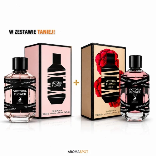 maison alhambra victoria flower orchid woda perfumowana 100 ml   zestaw  