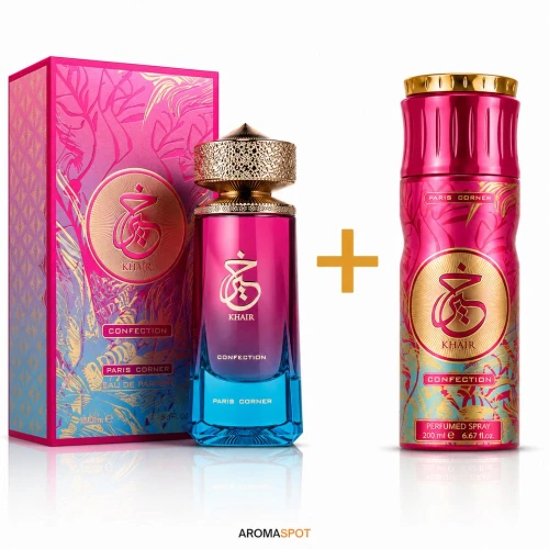 paris corner khair confection woda perfumowana 100 ml   zestaw  
