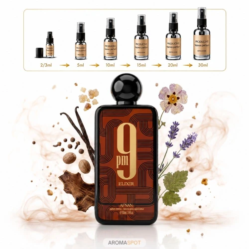 afnan perfumes 9pm elixir ekstrakt perfum 15 ml     odlewka