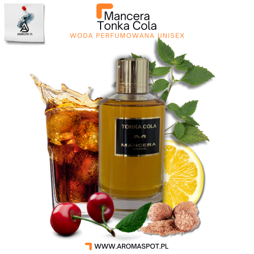 mancera tonka cola woda perfumowana 3 ml     odlewka